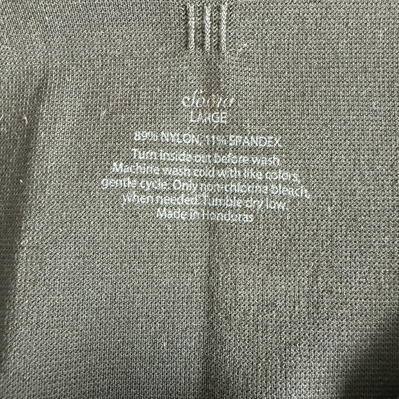 Soma Slimmingng High Wasted Cropped Legging Black Shapewear Size L Tummy Control - Picture 7 of 7